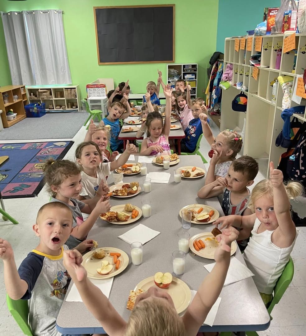 Children at mealtime